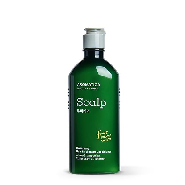 Бессиликоновый кондиционер с розмарином AROMATICA Rosemary Hair Thickening Conditioner